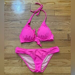 Victoria's Secret Pink Bikini Top and Bottom Set